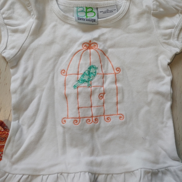 Boutique top , skirt & ruffle leggings - Picture 2 of 5